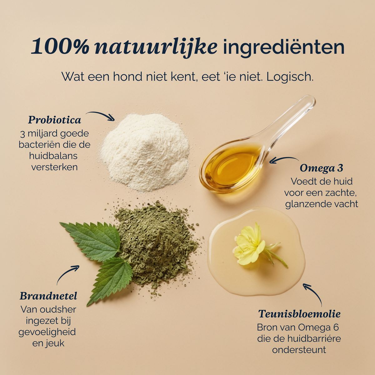 Anti-Jeuk Probiotica chews voor honden – 180g