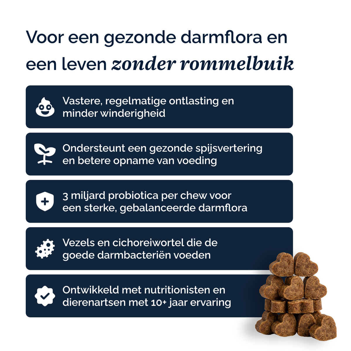 Darmflora Probiotica chews voor honden – 180g