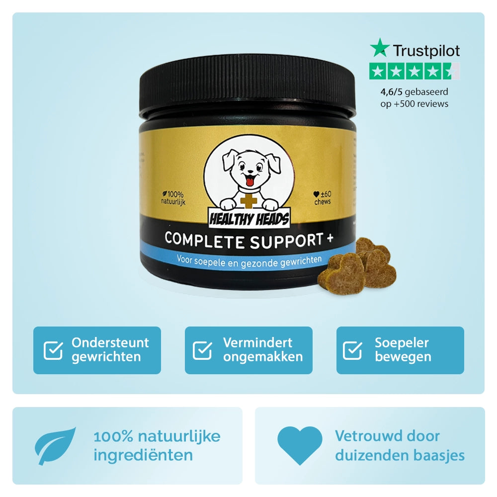 Complete Support + chews voor honden – 180g