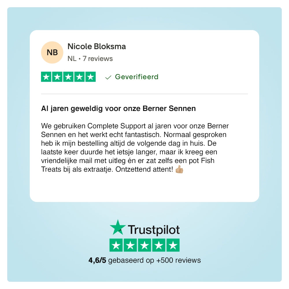 Complete Support + poeder voor honden – 250g