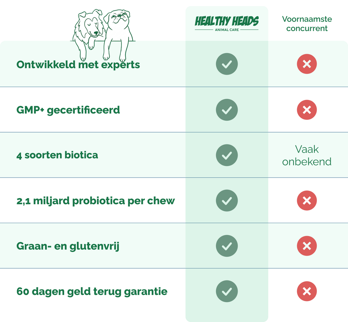 Waarom jouw hond ons zou kiezen als 'ie kon lezen